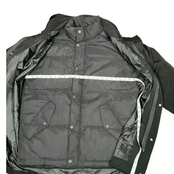 Men's Claiborn Downfill Blend Double Jacket Black Size Medium NWOT - Picture 12 of 16